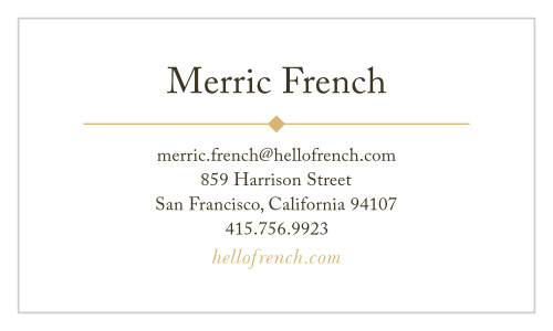 Make a name for you and your company with the modern look of our Classic Diamond Business Cards.