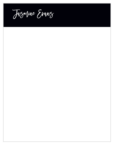 Add a personalized touch to your handwritten notes to clients and coworkers with our Photo Border Business Stationery.