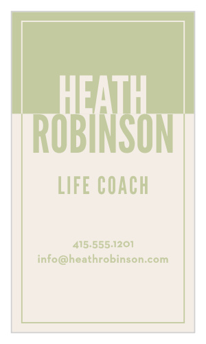 Showcase your lifestyle focus and choices at a glance on our Eco Green Business Cards.