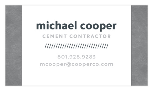 Our Plaster Edges Business Cards are perfect for any heavy duty career.