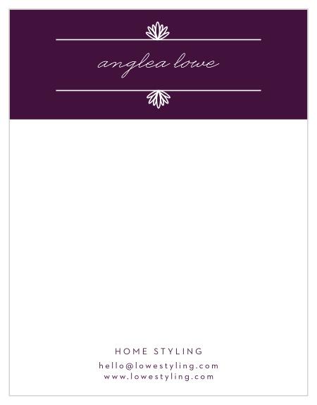 Add a professional touch to every memo and invoice with our Simple Bursts Business Stationery.