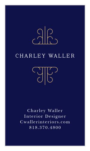 At once both bold and relishing in the subtlety of simplicity, our Circle Ornament Business Cards ensure that your clients have every necessary piece of information they need to begin a profitable partnership with you.