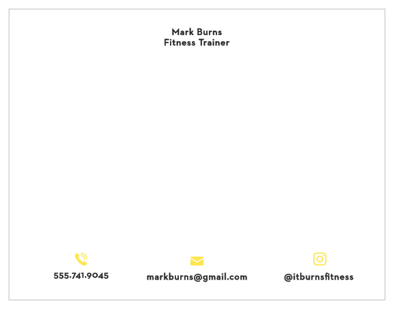 Fitness Icons Business Stationery provide a stunning underscore for all of your professional communication.