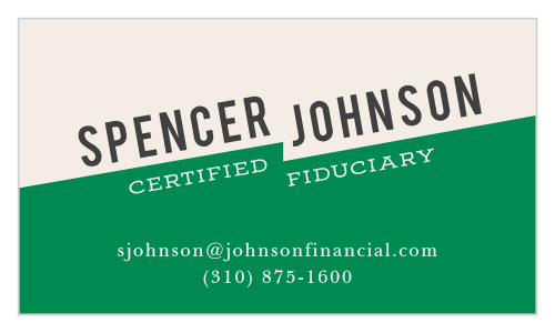 Our CPA Growth Business Cards are designed not only to provide every important piece of contact information, but also to inspire trust at a glance in every potential client.