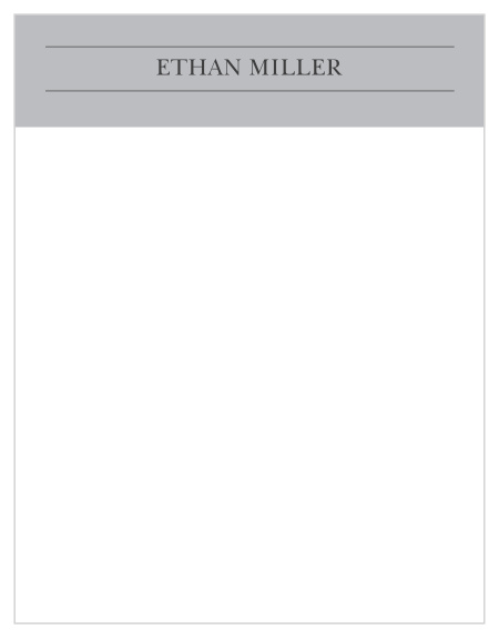 The perfect addition to your handwritten notes to clients and coworkers is the sleek look of our Gray Shades Business Stationery.