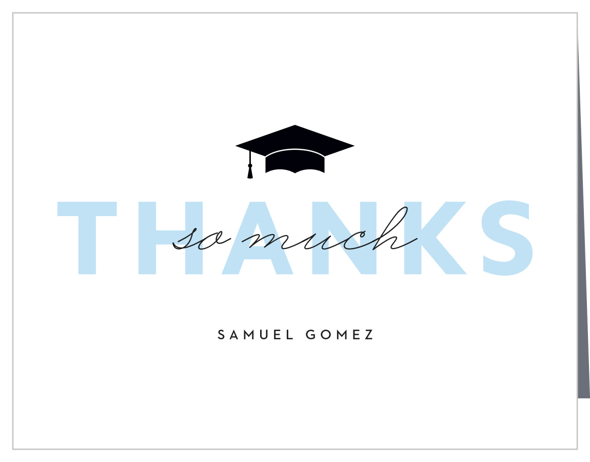Psychology Scholar Graduation Thank You Cards