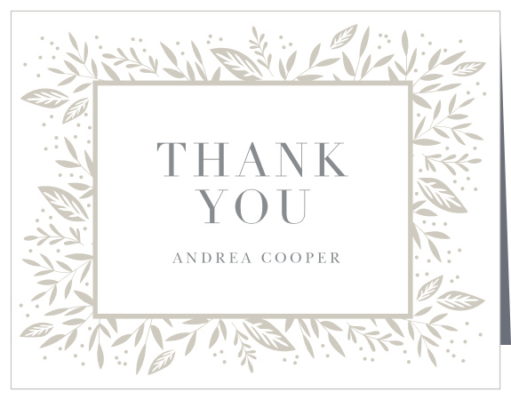 Floral Garden Retirement Thank You Cards