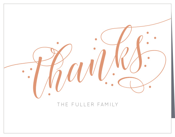 Guarantee that the focus of your cards is your own personalized message with our Sparkler Shower Baby Shower Thank You Cards.