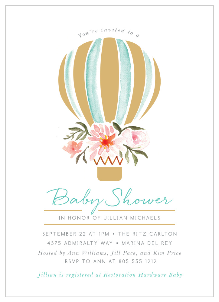Greatest Adventure Baby Shower Invitations