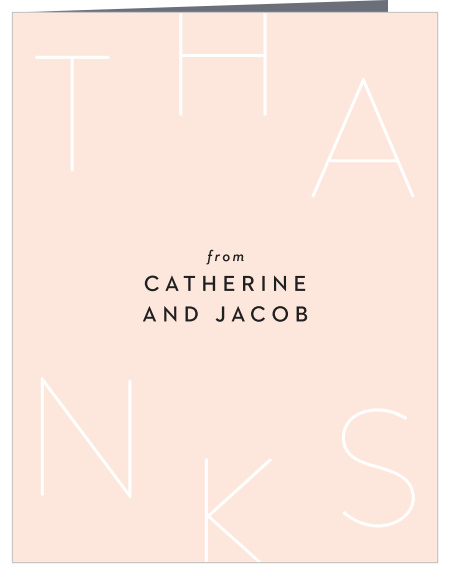 Let your friends and family know you appreciate their contribution to your celebration with our Modern Baby Baby Shower Thank You Cards.