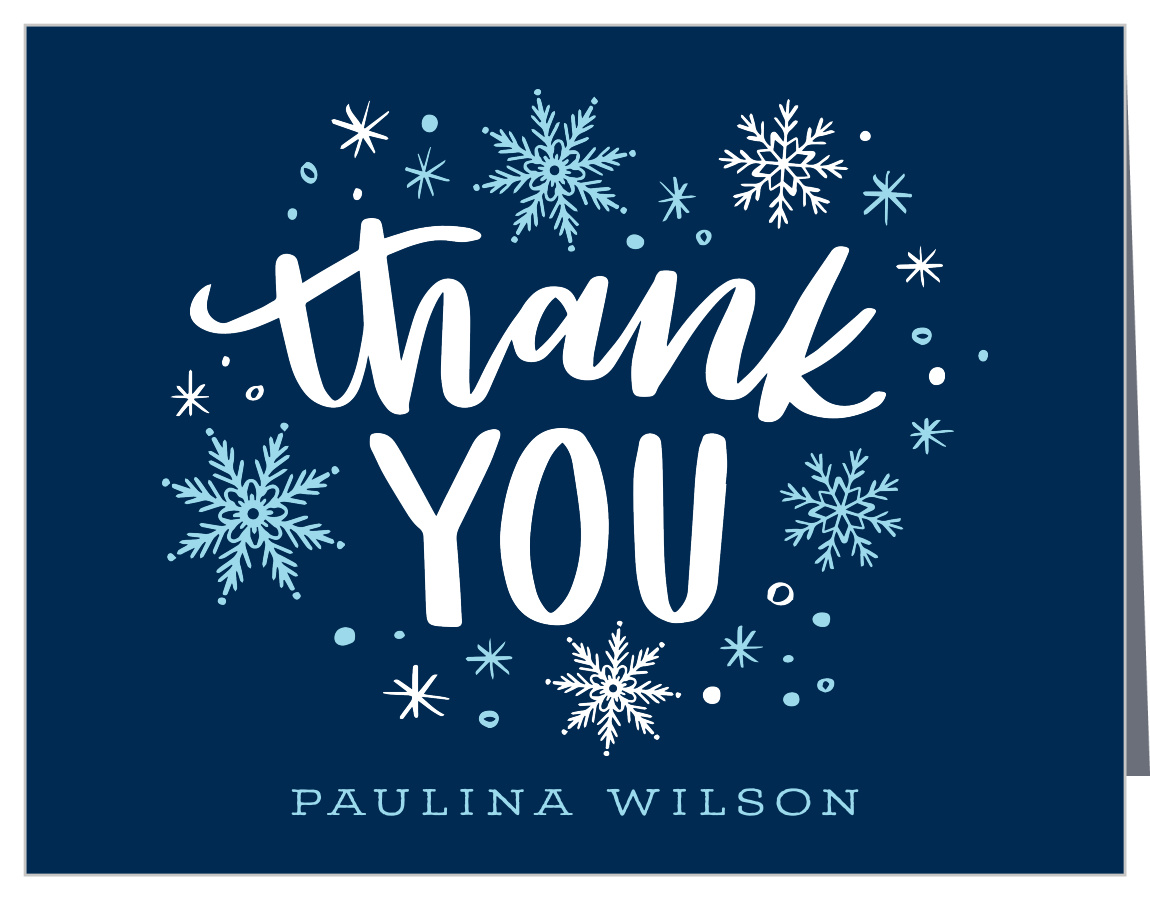 Winter Wonder Baby Shower Thank You Cards
