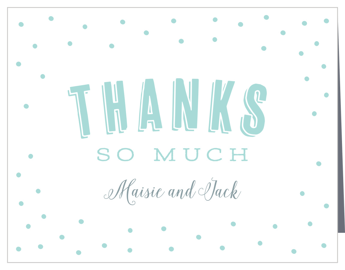 Potluck Brunch Baby Shower Thank You Cards