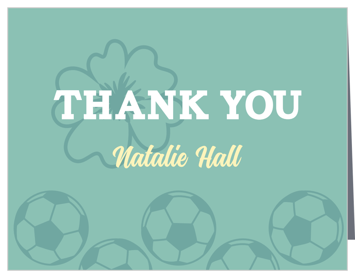 Soccer Mama Baby Shower Thank You Cards