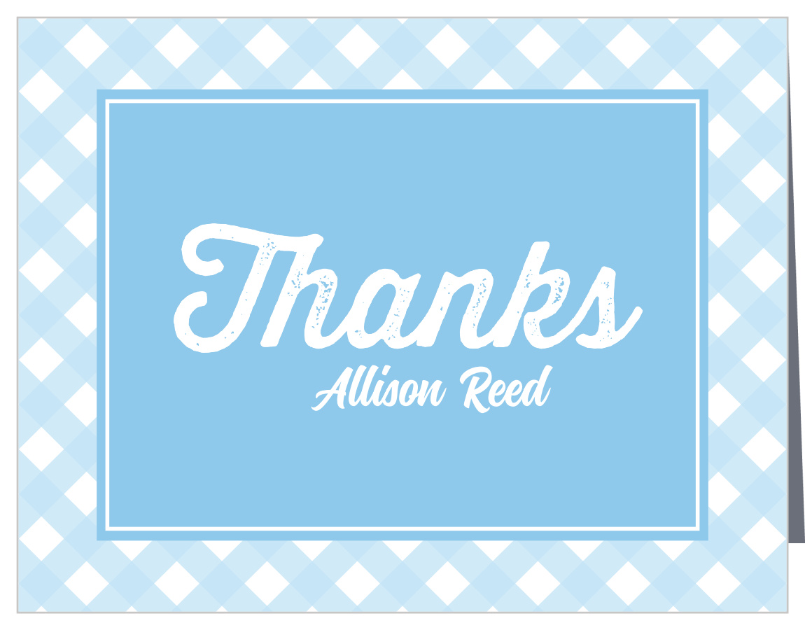 Picnic Blanket Baby Shower Thank You Cards