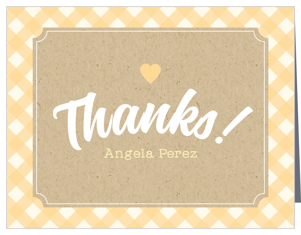 Perfect Picnic Baby Shower Thank You Cards