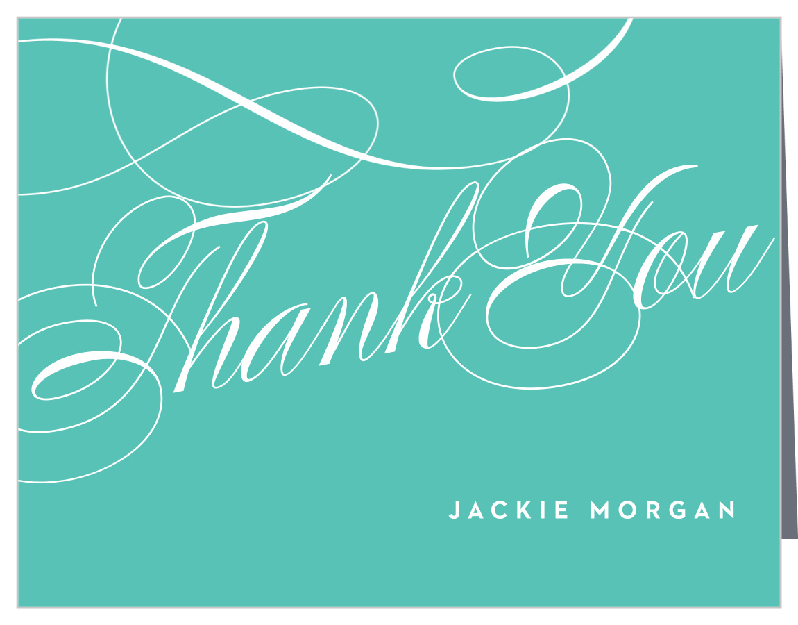 Classic Breakfast Bridal Shower Thank You Cards