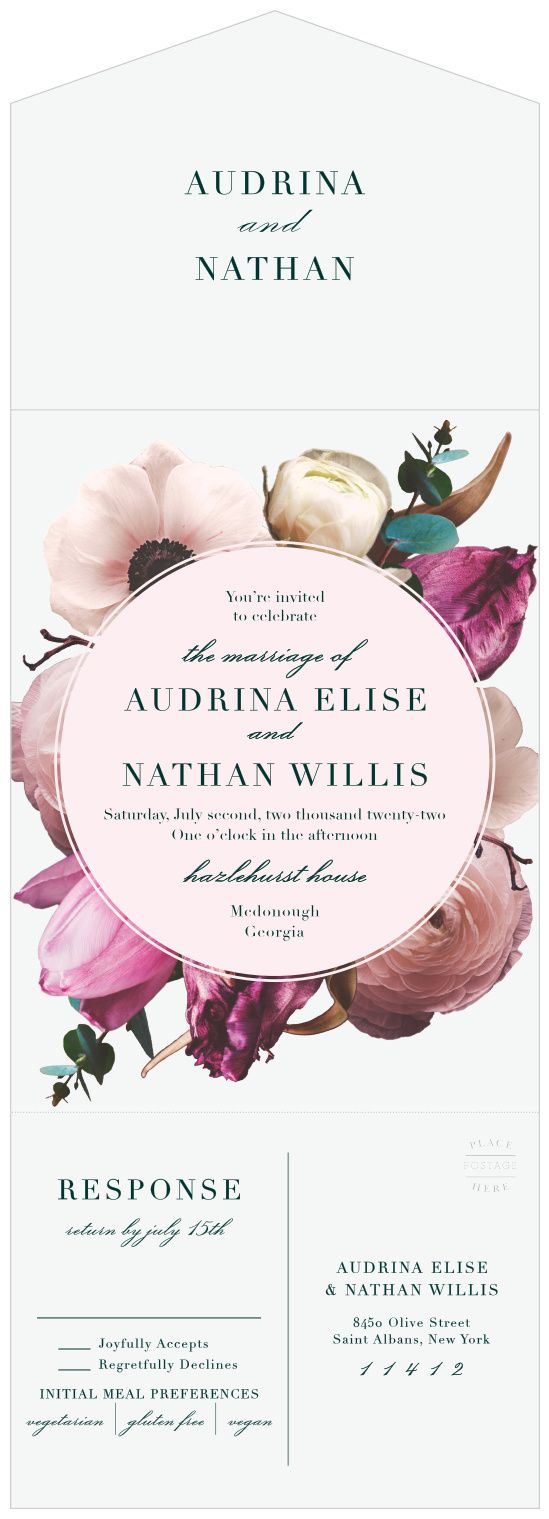 Our Southern Romance Wedding Invitations are a perfect choice for your perfect day.
