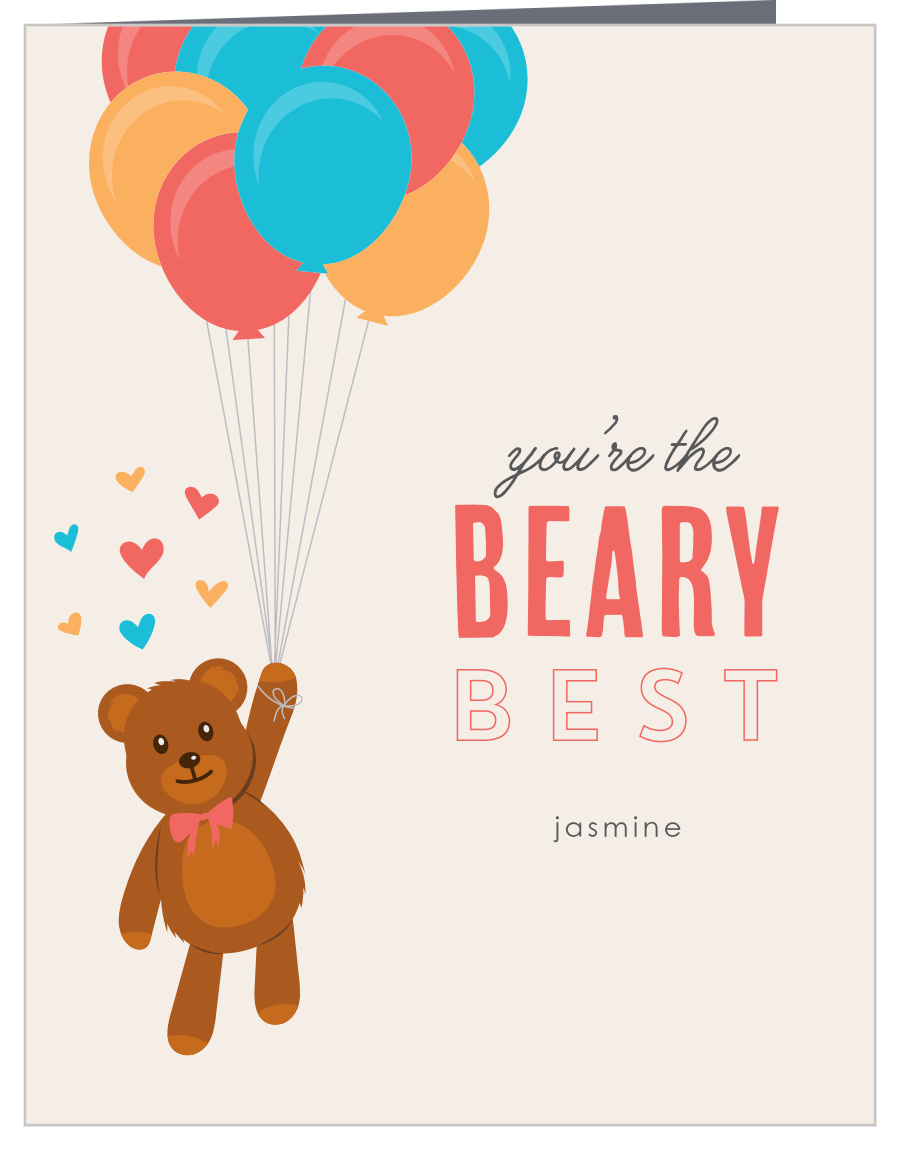 Little Bear Baby Shower Thank You Cards