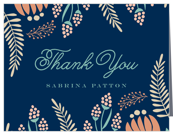 Thank your friends and family for celebrating the bride-to-be with our Spring Garden Bridal Shower Thank You Cards