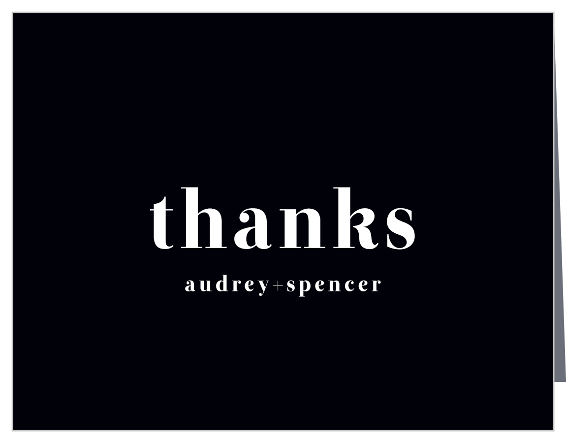 Mod Couple Bridal Shower Thank You Cards