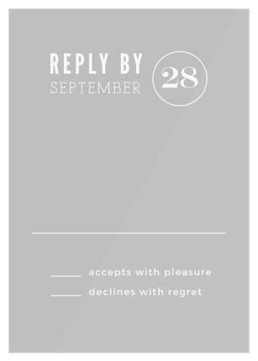 Gather the information you need to throw the event of a lifetime with our Beach Sunglasses Clear Response Cards.