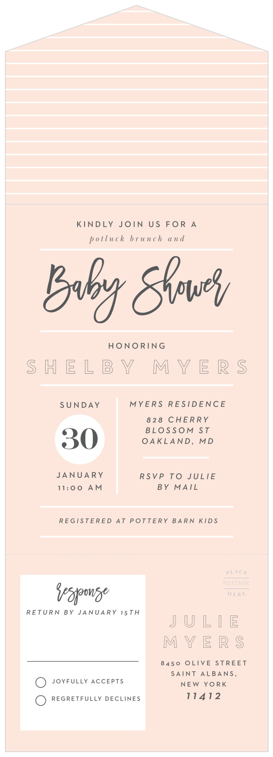 Our Seal-and-Sends make planning your perfect baby shower simpler than ever.