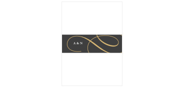 Add a perfect finishing touch to your wedding suite with our Old World Swirls Wedding Belly Bands.