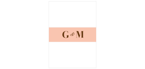 Keep all of your cards organized together in style with our Country Chic Wedding Belly Bands.