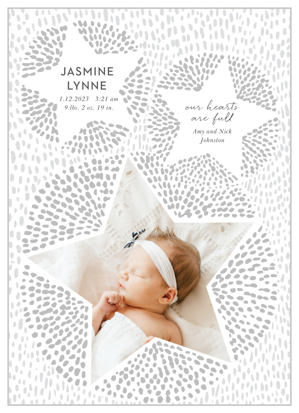 In the Stars Birth Announcements