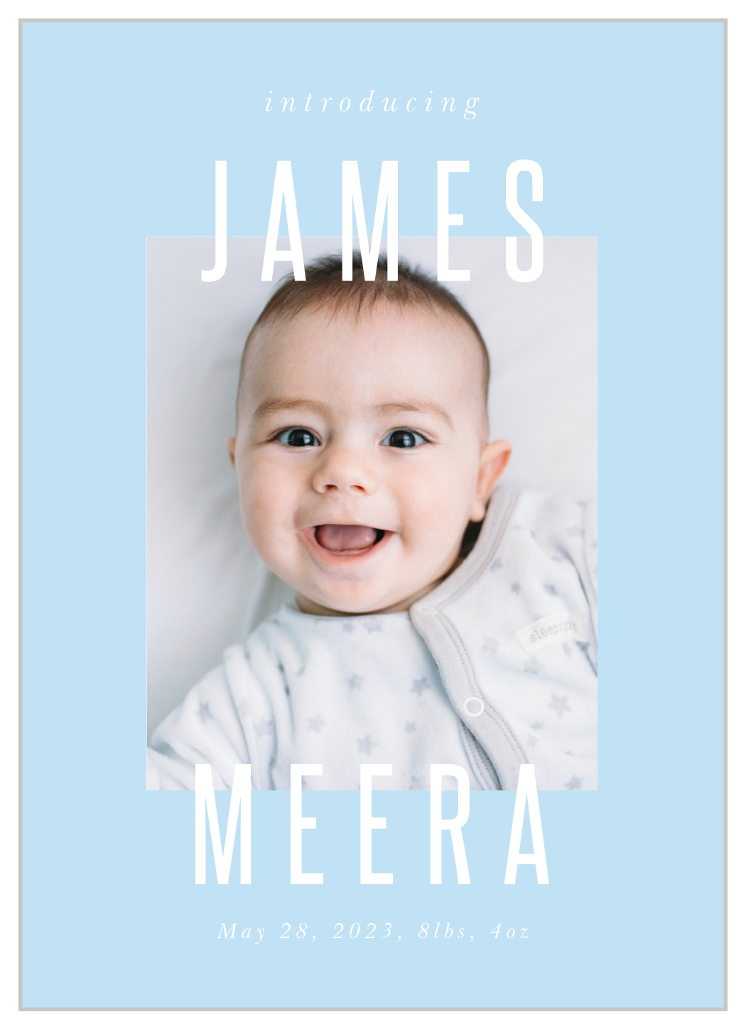 Bold Little One Birth Announcements