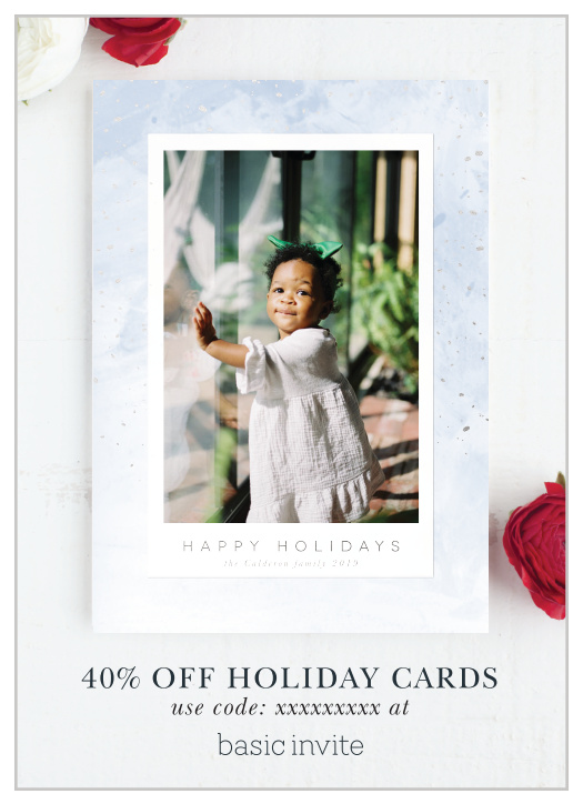 You must use your own photo on this card. We ask that you do not order more than a 1 month supply to help minimize waste. You can always order more, and they will always arrive within a week.