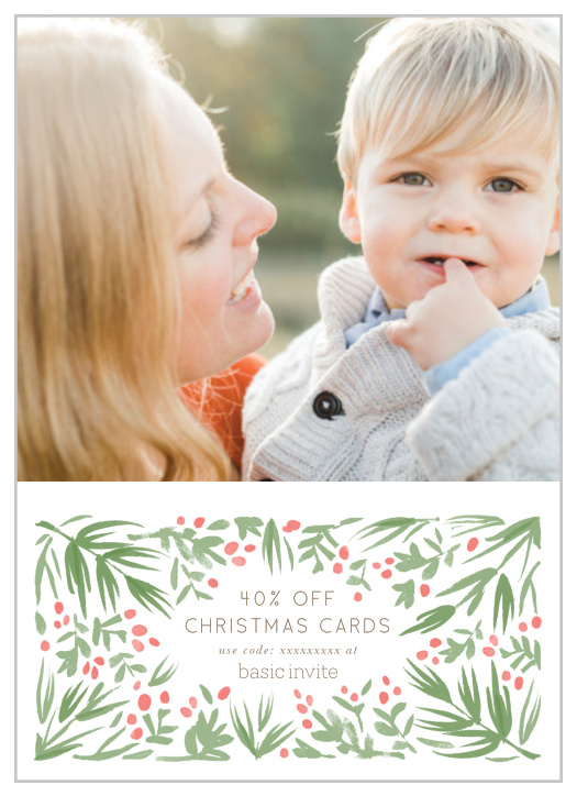 You must use your own photo on this card. We ask that you do not order more than a 1 month supply to help minimize waste. You can always order more, and they will always arrive within a week.