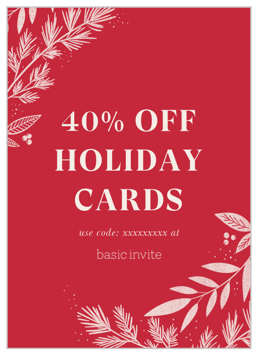 You must use your own photo on this card. We ask that you do not order more than a 1 month supply to help minimize waste. You can always order more, and they will always arrive within a week.