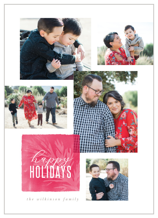 The beautiful, multi-photo design of our Botanical Collage Holiday Cards are wonderful for sharing your festive spirit.