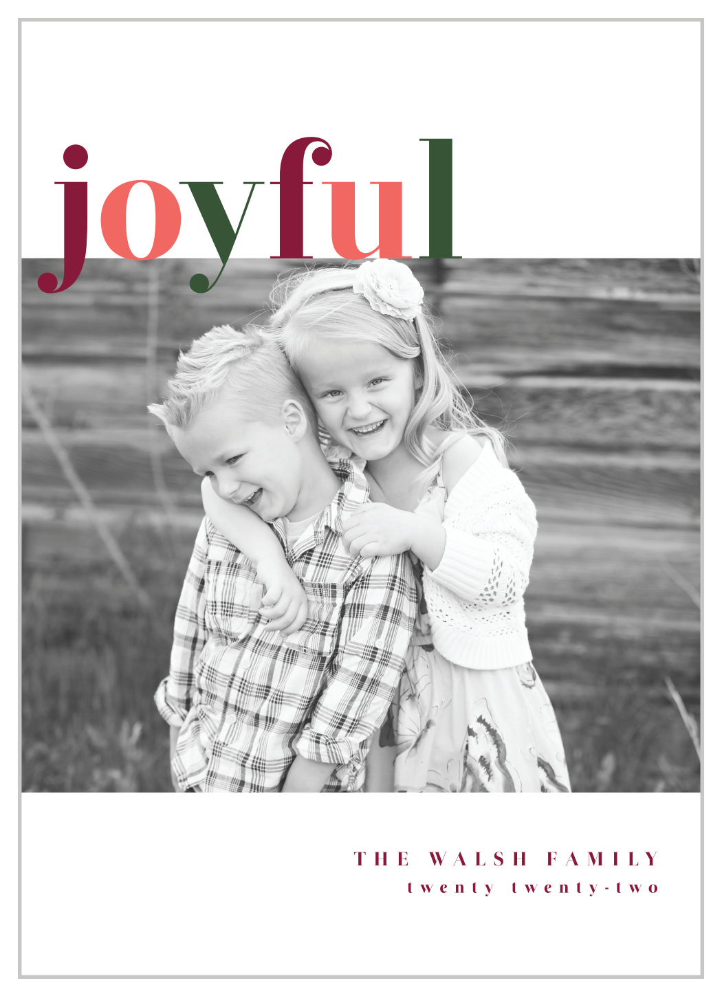 Color Joy Holiday Cards