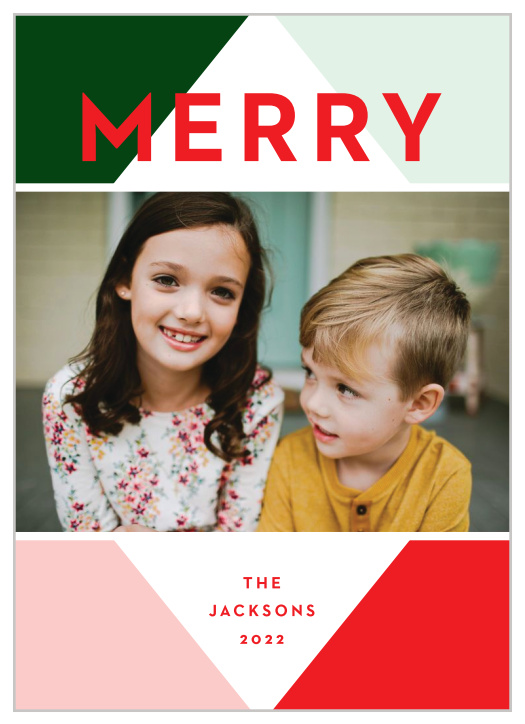 Our Merry Blocks Holiday Cards are perfect for ringing in the holiday season with style. 
