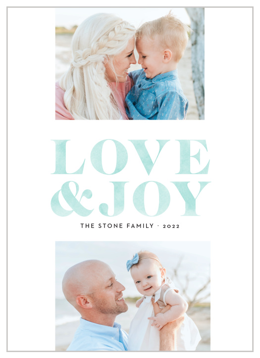 Our Watercolor Love Holiday Cards are the perfect way to send a soft yet adventurous greeting to your loved ones.