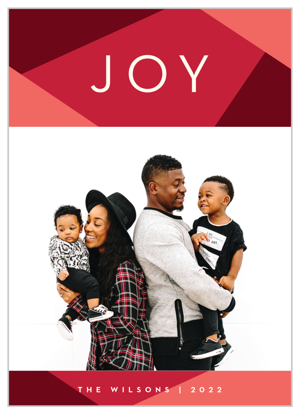 Geo Joy Holiday Cards