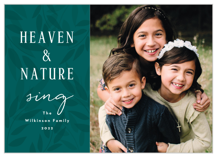 Seasons are changing, and it's time to send some Christmas cheer to your loved ones with our Nature Sings Holiday Cards.