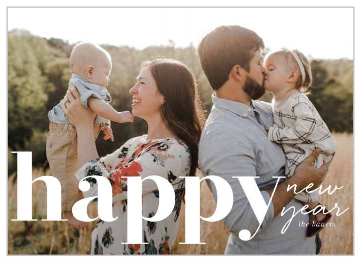 Greet the new year in style with our Happy Times New Years Cards.