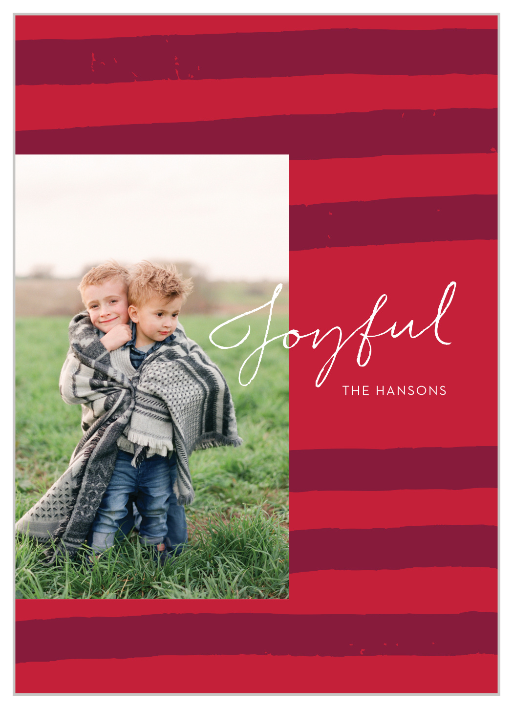 Joyful Strokes Holiday Cards