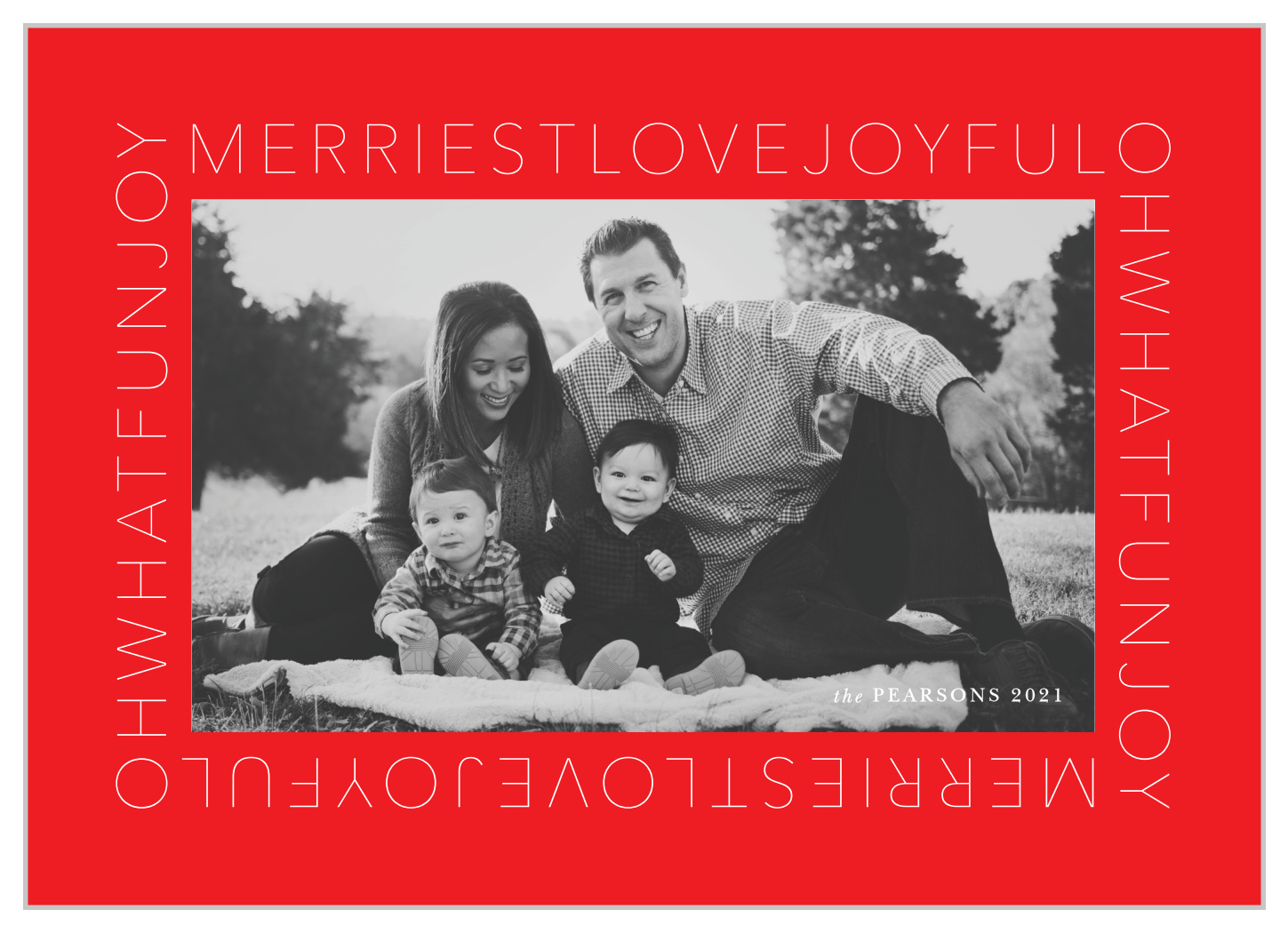 Merriest Love Holiday Cards