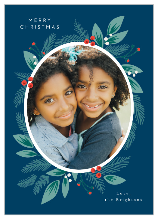 Deck the halls and get ready for the most wonderful time of the year with our Holiday Arrangement Christmas Cards.