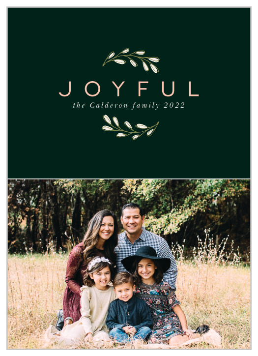 Send warm wishes to loved ones this year with our Little Branches Holiday Cards.