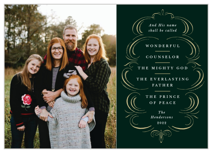 Share a heart warming message with the timeless style of our Religious Scripture Christmas Cards.