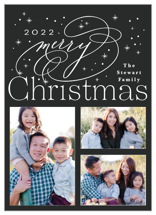 Starry Christmas Christmas Cards offer a beautifully classic way to share your limitless holiday joy.