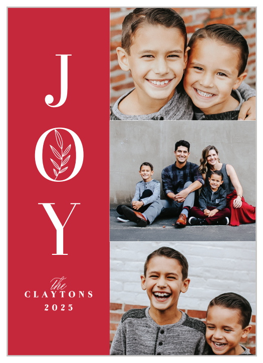 Our Three Joys Holiday Cards are the perfect way to share your seasonal joy with your friends and family!