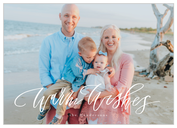 Our Wavy Wishes Holiday Cards are a wonderful way to give the gift of your warm, festive spirit to family and friends.