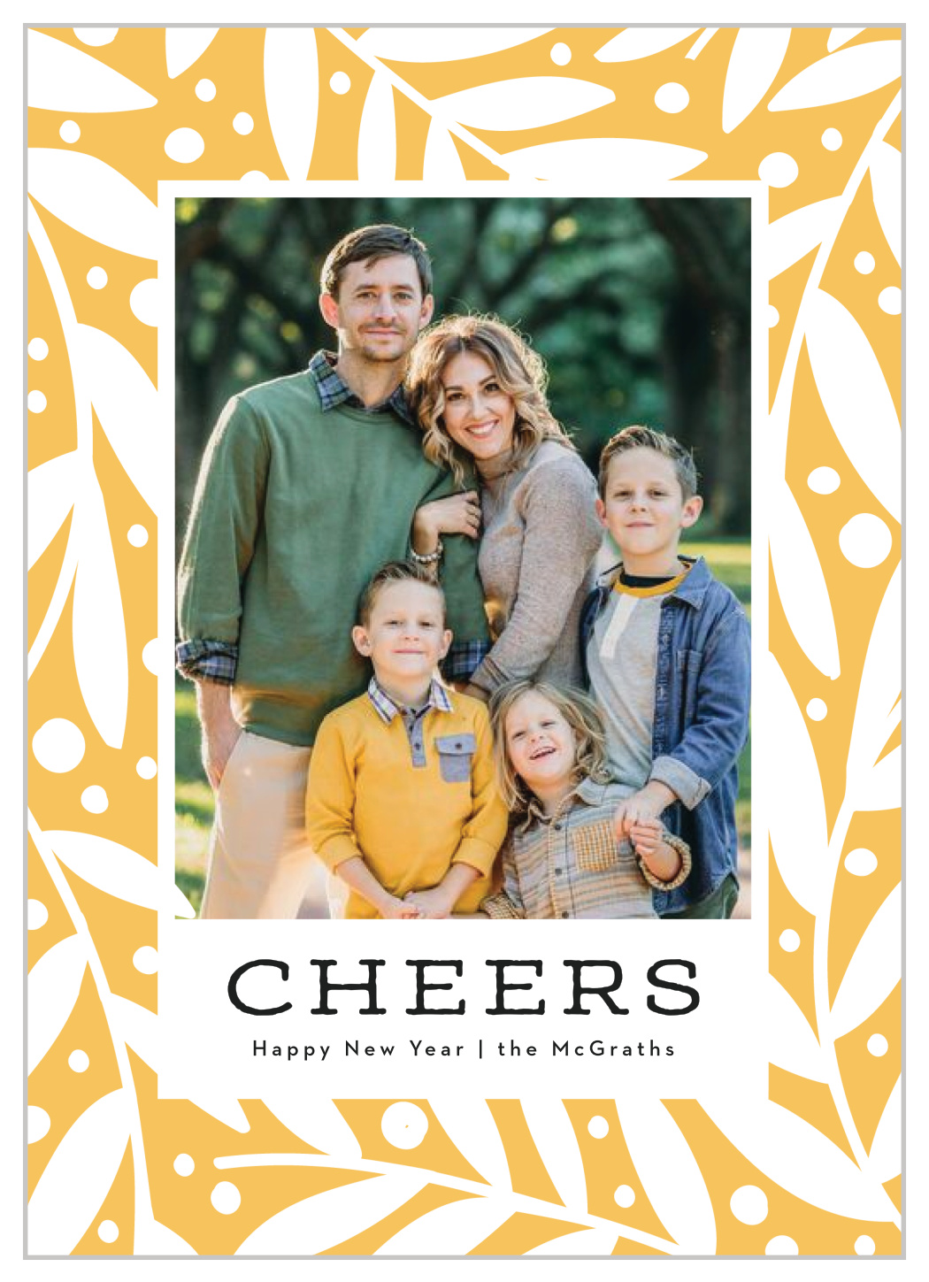 Bright Cheers New Years Cards