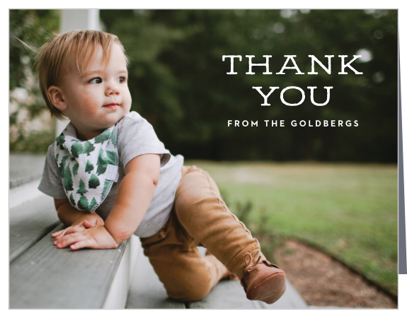Our Big Number First Birthday Thank You Cards are perfect for showing your appreciation for friends and family that celebrated your child's big day.